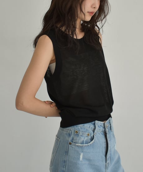 Ensemble Sheer Knit Tops t1911-381