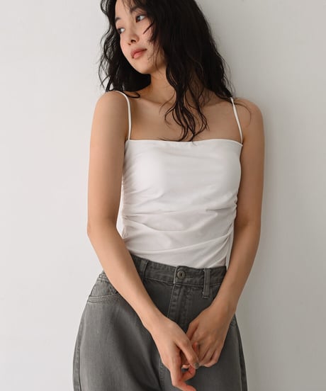 Gather Camisole Tops  t1911-543