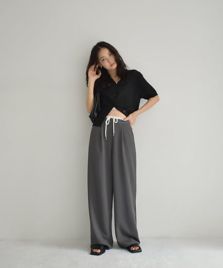 Double Waist Tuck Pants bo2000-162