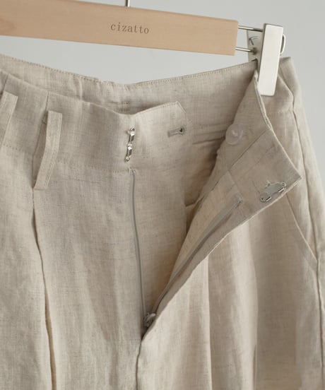 Tuck Linen Pants bo2000-164