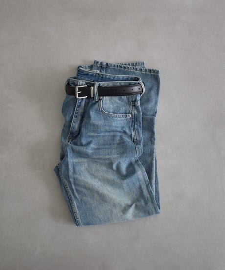 Slit Pocket Straight Denim bo2000-197