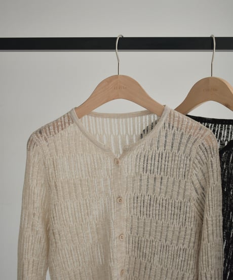 Bell Sleeve Sheer Knit Cardigan t1911-461