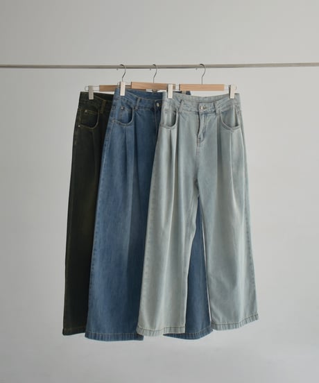 Tuck Straight Denim bo2000-175