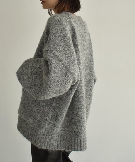 Mix Over Size Knit Cardigan t1911-486