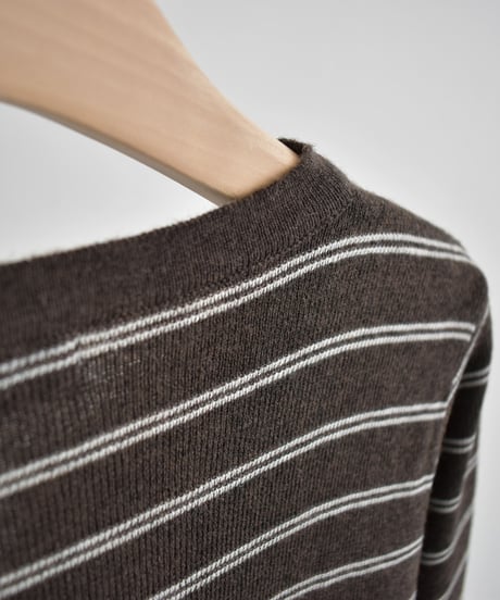 Key Neck Border Knit Cardigan t1911-515