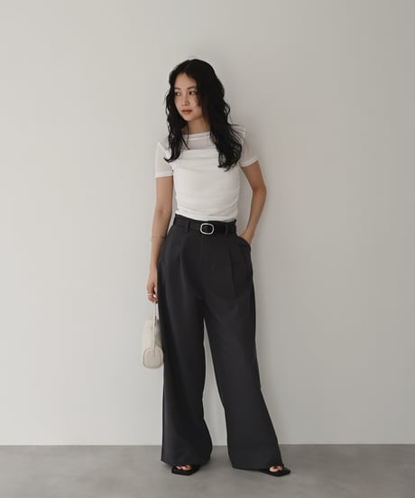 Double Tuck Straight Pants bo2000-192