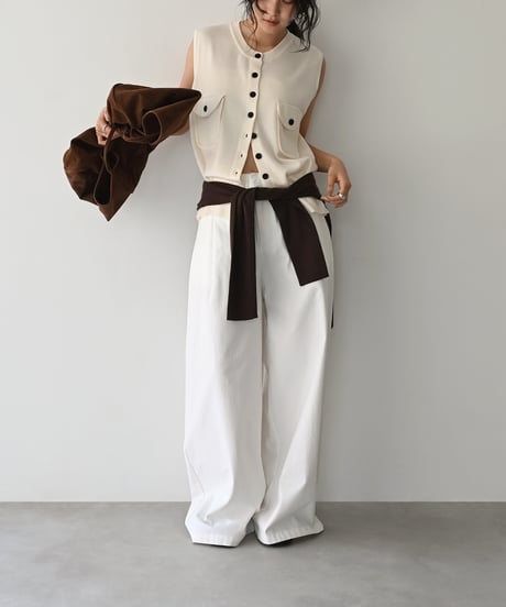 Pocket Knit Vest t1911-527