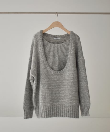 2set Uneck Knit t1911-302