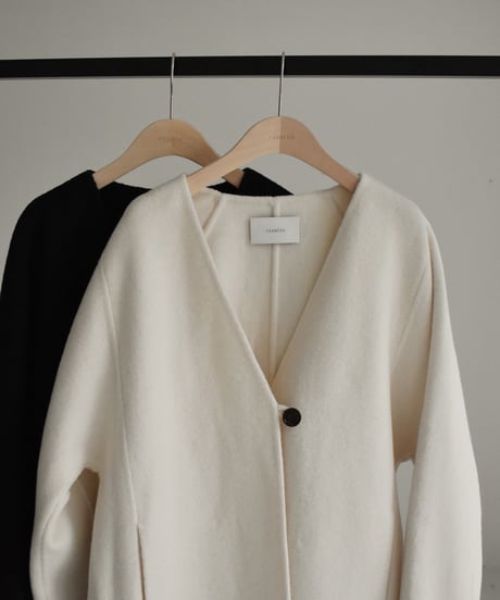 Nocollar Wool Coat c1911-40