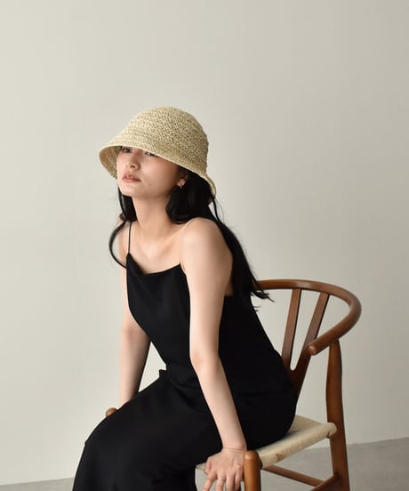 Straw Bucket Hat h2000-3