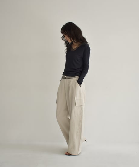 Tulle Layered Rib Tops t1911-438