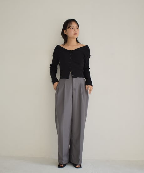 Tuck Slacks Pants bo2000-105