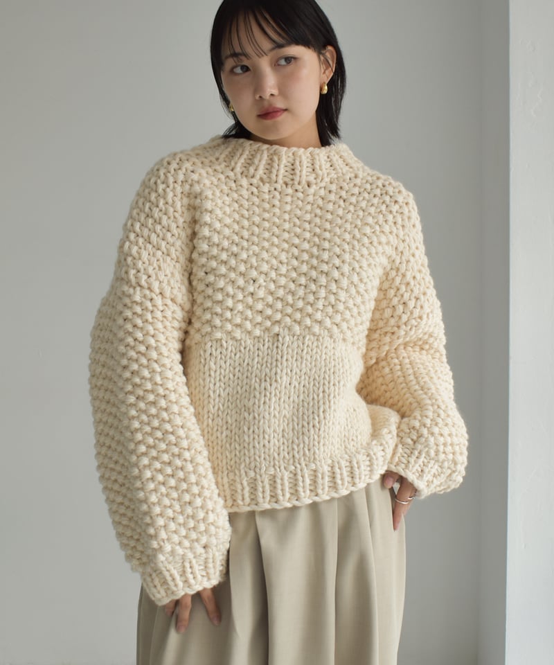 Low Gauge Hand Knit t1911-241 | cizatto