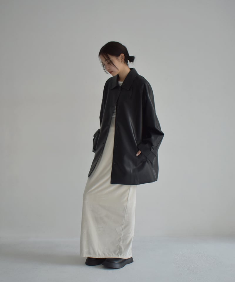 【新品タグ付き】Fake Leather Jacket/cizatto 新品タグ付き】Fake Leather Jacket/cizatto