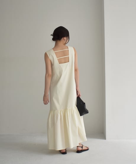 Back Open Nosleeve Onepiece op-0202009531