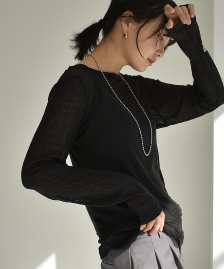Layered Sheer Tops t1911-215