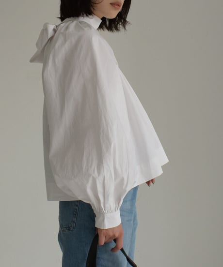 Bowtie Neck Volume Blouse t1911-180