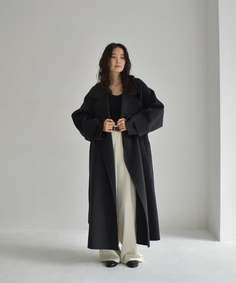 ジャケット・アウター enof wool rever gown coat wool rever gawn coat – ENOF