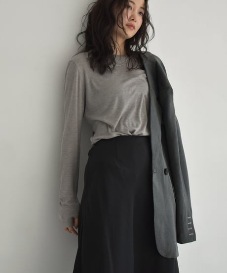 Finger Hole Sheer Tops t1911-343