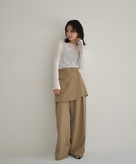 Skirt Layered Pants bo2000-109