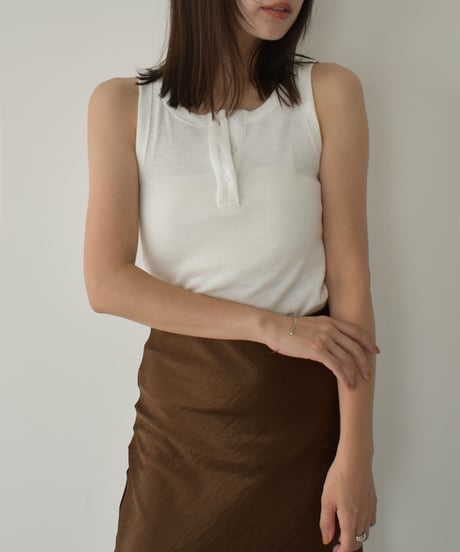 Henry Neck Tank Top t1911-411