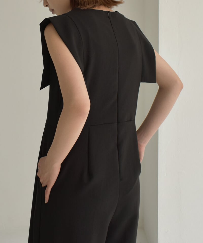 Square Sleeve 2way Jumpsuit | cizatto