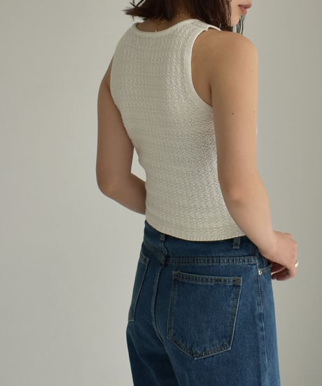 Compact Knit Tanktop t1911-196