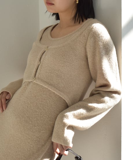 I Line Knit Onepiece op-0202009521