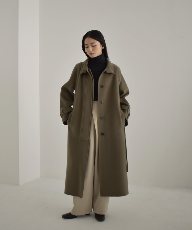 L’Or Stand-collar Long Coat  エクリュ