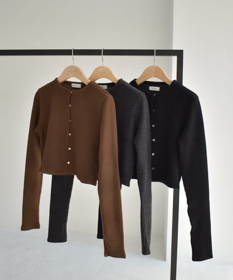 Crew Neck Short Cardigan t1911-223