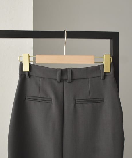 I Line Long Skirt (Gray) bo2000-141
