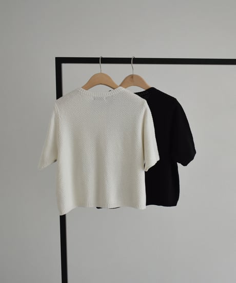 Halfsleeve Pocket Knit Cardigan t1911-531