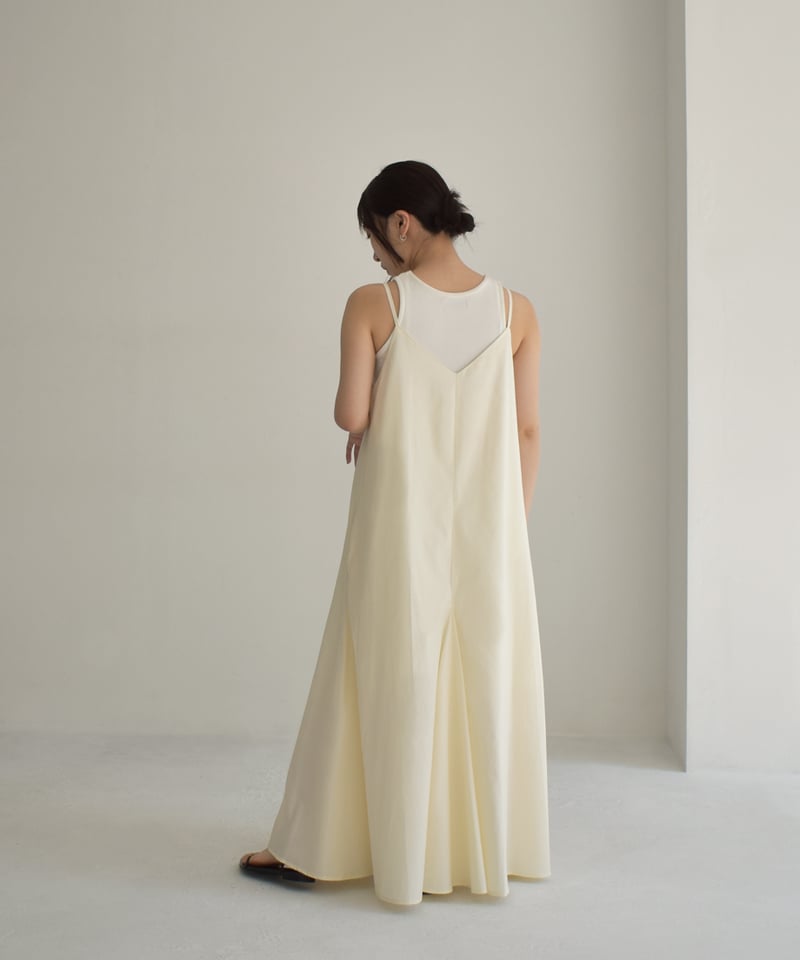 Flare Pleats Camisole Onepiece op-0202009533 |