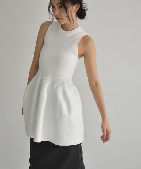 Peplum Knit Tops t1911-401