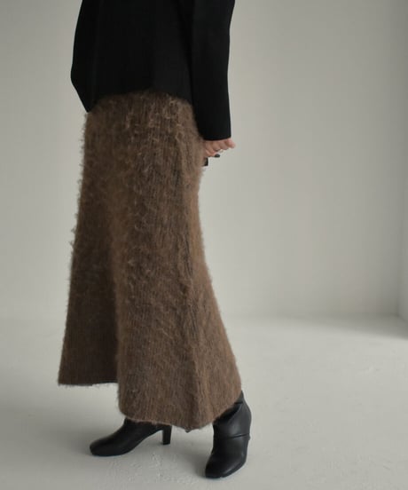 Shaggy Knit Skirt bo2000-74