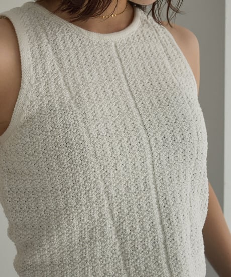 Compact Knit Tanktop t1911-196