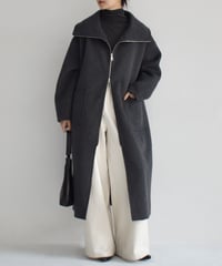 Doublezip Wool Long Coat c1911-54