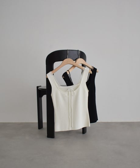 Square Neck Knit Tank t1911-556