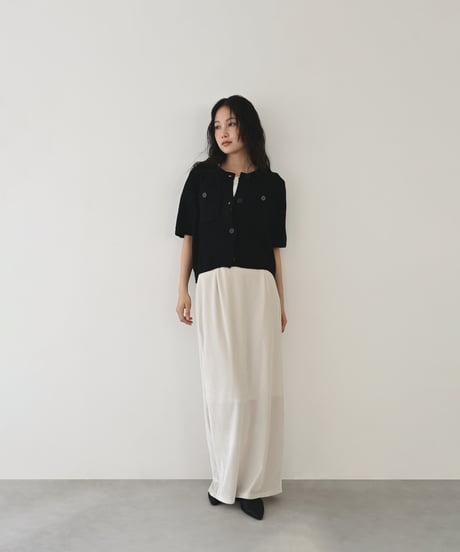 Halfsleeve Pocket Knit Cardigan t1911-531