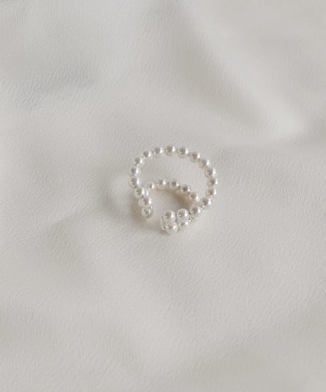Double Line Pearl Earcuff p1910-17