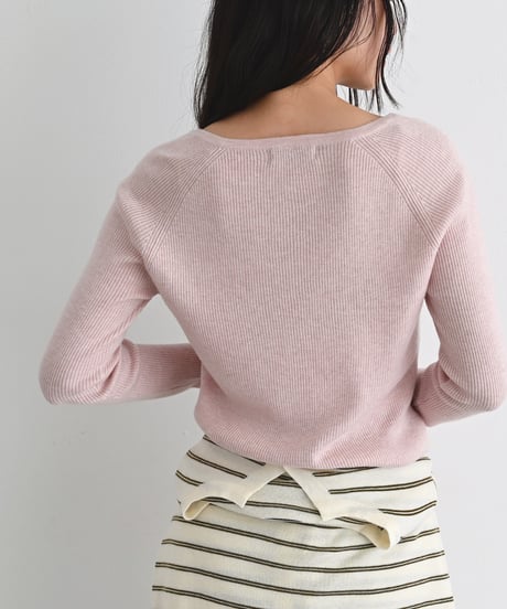 Henry Neck Knit Tops t1911-514