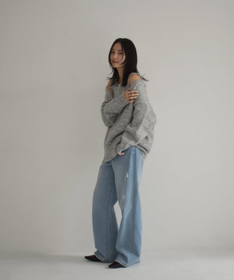 2set Uneck Knit t1911-302