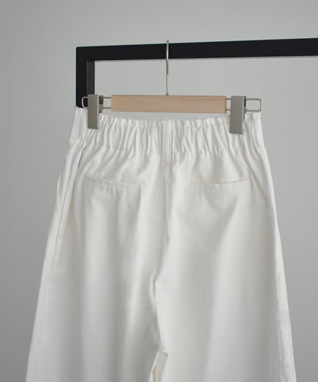 Cotton Tuck Wide Pants bo2000-188