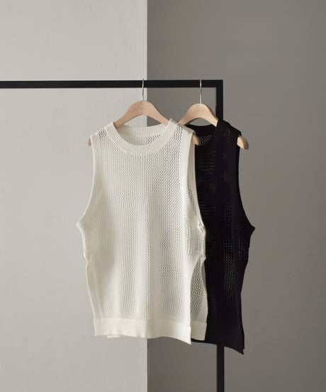 Mesh Knit Vest t1911-380