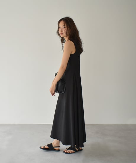 Waist Gather Flare Onepiece op-0202009552