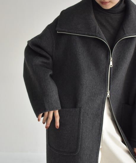 Doublezip Wool Long Coat c1911-54