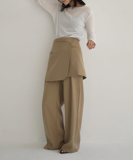 Skirt Layered Pants bo2000-109