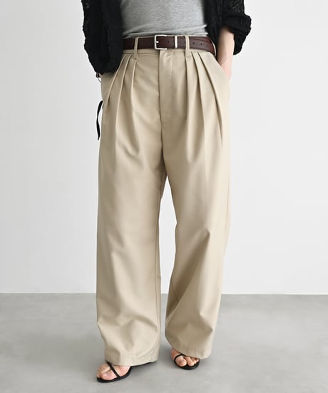 Three Tuck Wide Pants bo2000-181