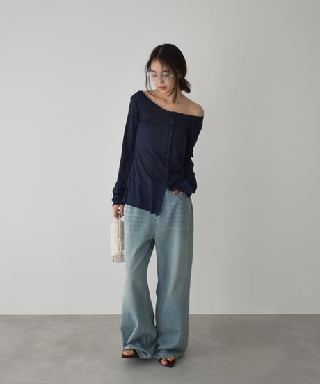 Offshoulder Sheer Cardigan t1911-414