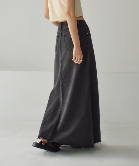 Denim Long Skirt bo2000-152